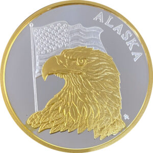 Eagle with US Flag Medallion