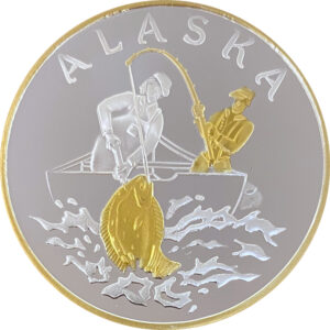 Halibut Fishing Medallion