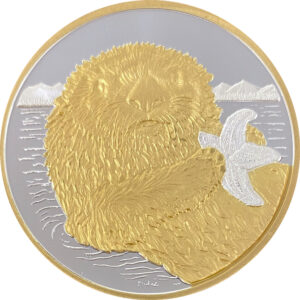 Sea Otter with Star Fish Medallion
