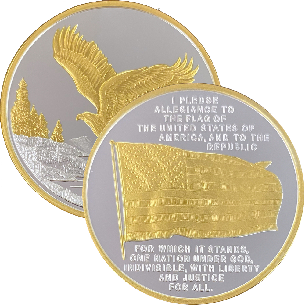 Pledge of Allegiance Medallion - Image 2