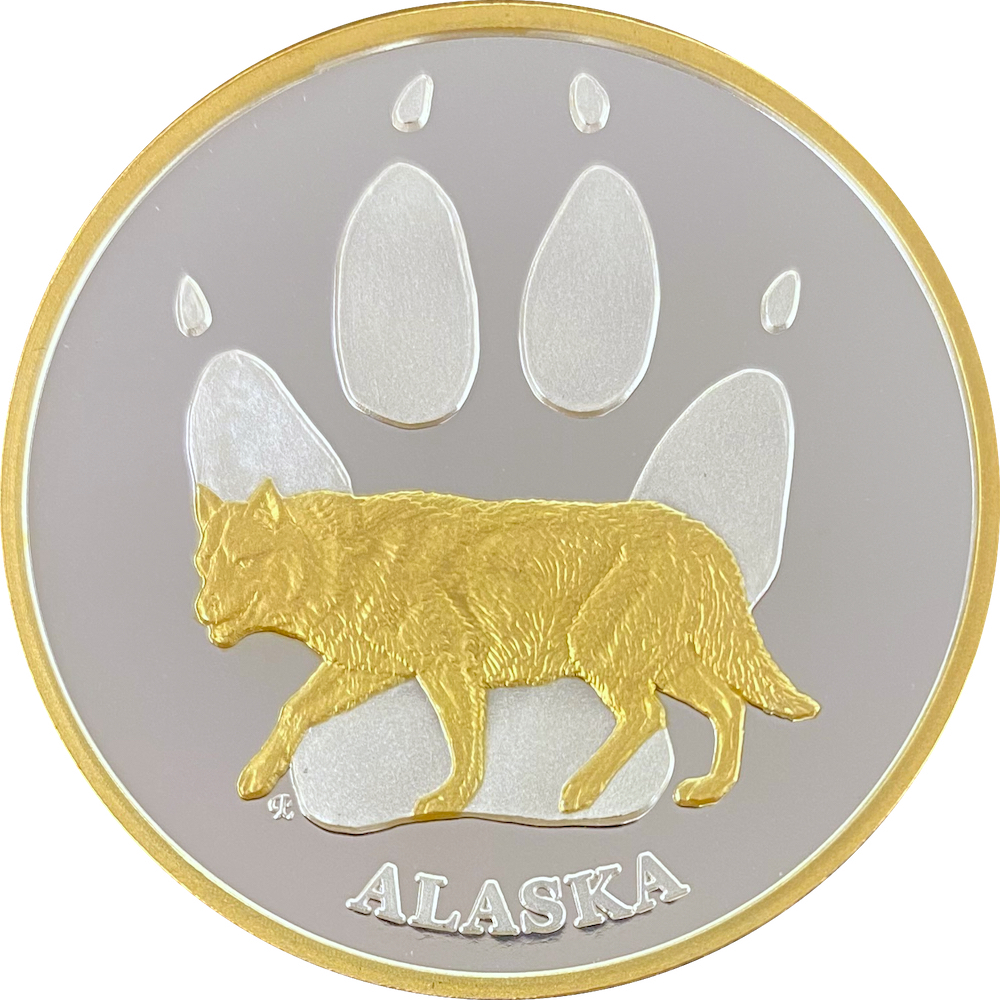 Wolf Paw Medallion