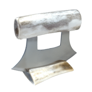 Sun Bleached Caribou Antler Ulu Knife, Alaska Mint