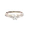 Estate Lady's 14k White Gold Diamond Solitaire Ring 070873