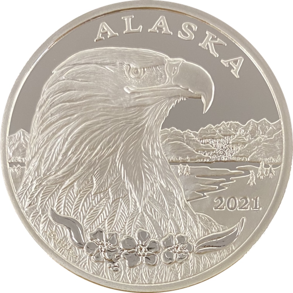 2021 Official State of Alaska "Eagle" Medallion - Image 4