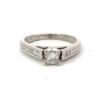 Estate Lady's Diamond 14k White Gold Ring 7444