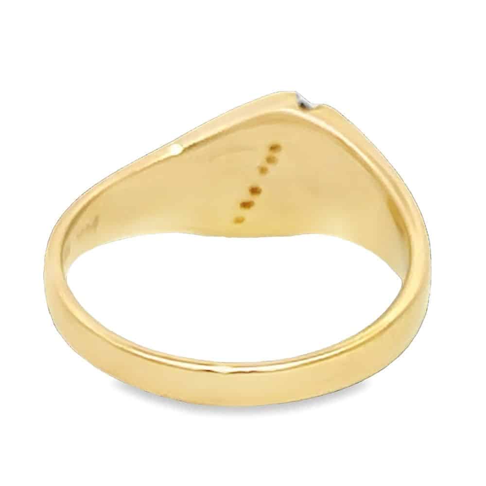 Gold Quartz Ladies Diamond Ring, Alaska Mint