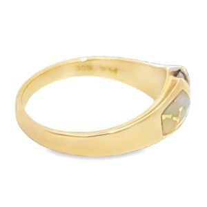 Gold Quartz Ladies Diamond Ring, Alaska Mint