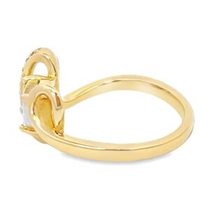 Ladies Diamond Gold Quartz Ring, Alaska Mint