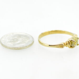 Ladies Round Gold Quartz Ring, Alaska Mint