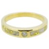 Ladies Gold Quartz & .07 CT Diamond Band, Alaska Mint