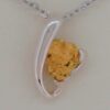 Natural Gold Nugget Pendant - PN606NSS