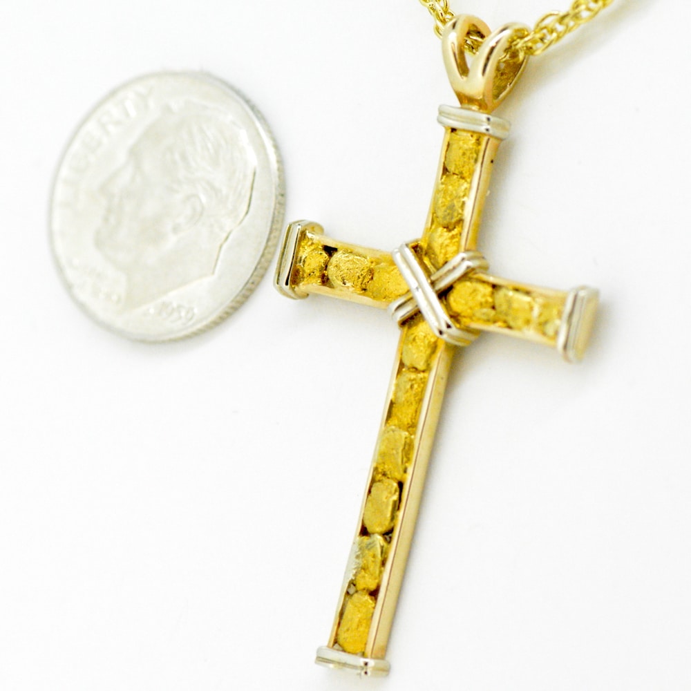 Gold Nugget Cross - Image 2