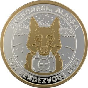 2021 Official Fur Rondy Medallion
