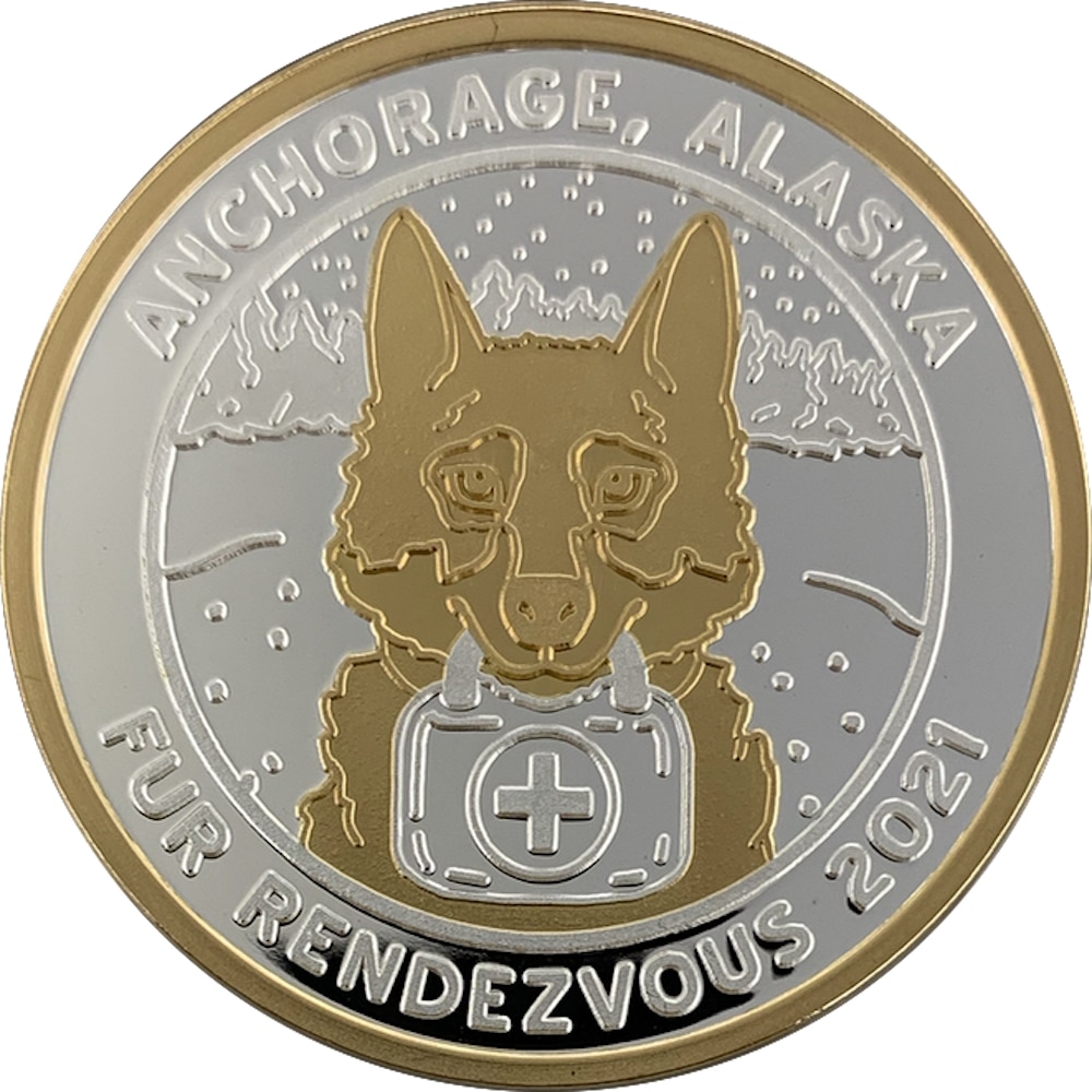 2021 Official Fur Rondy Medallion