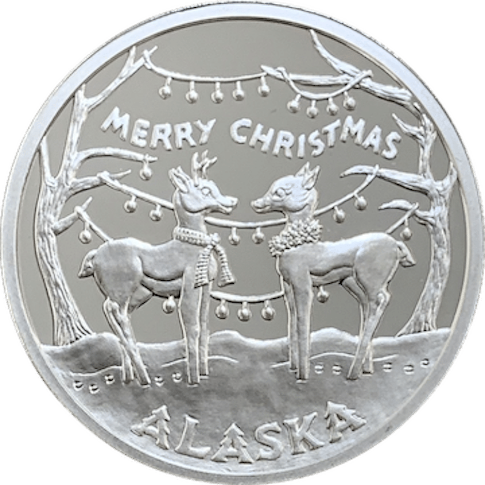 "Christmas Deer" Medallion - Image 6