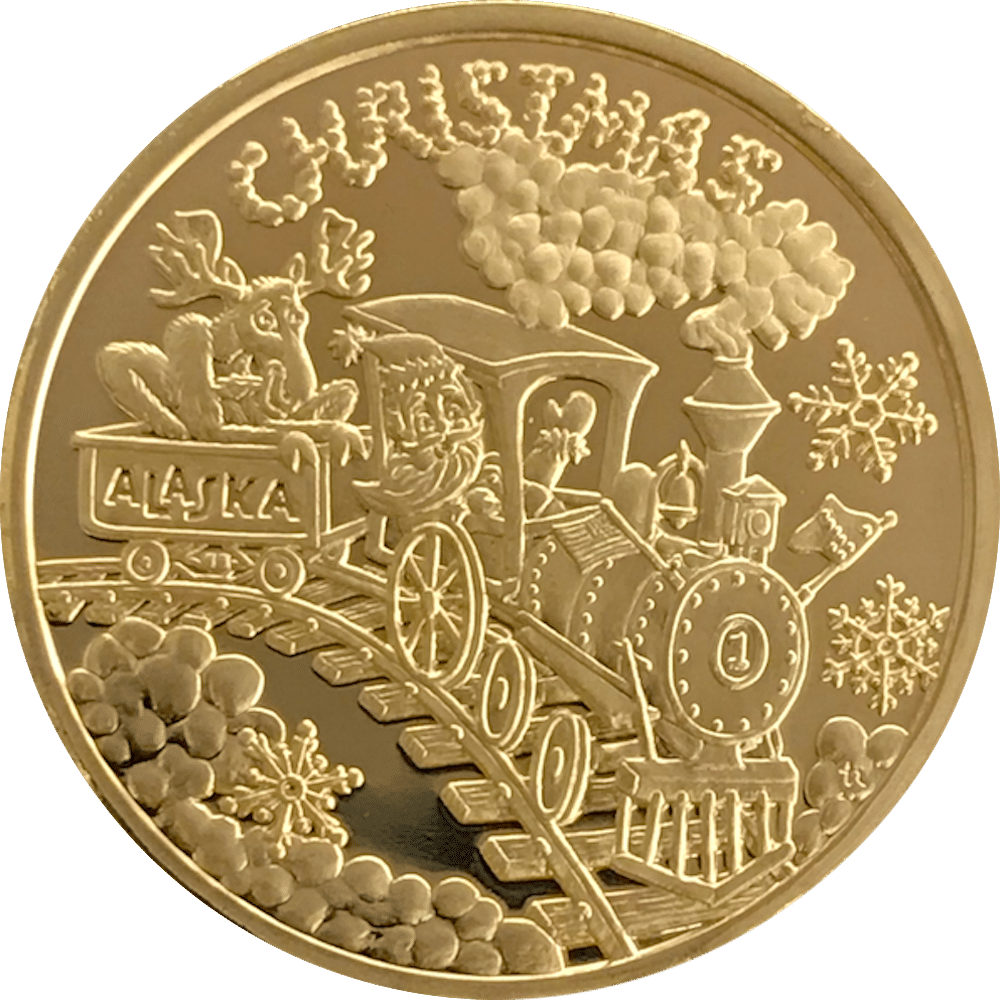 "Christmas Train" Medallion - Image 8