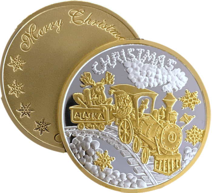"Christmas Train" Medallion - Image 2