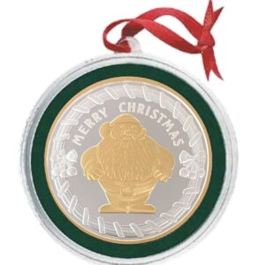 "Jolly Santa" Christmas Medallion