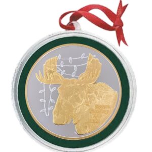 "Lights & Antlers" Medallion