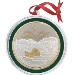 "Christmas Cabin" Medallion