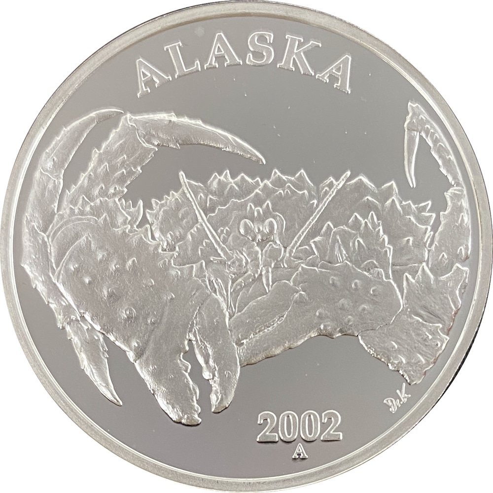 2002 Official State of Alaska Medallion - Image 3