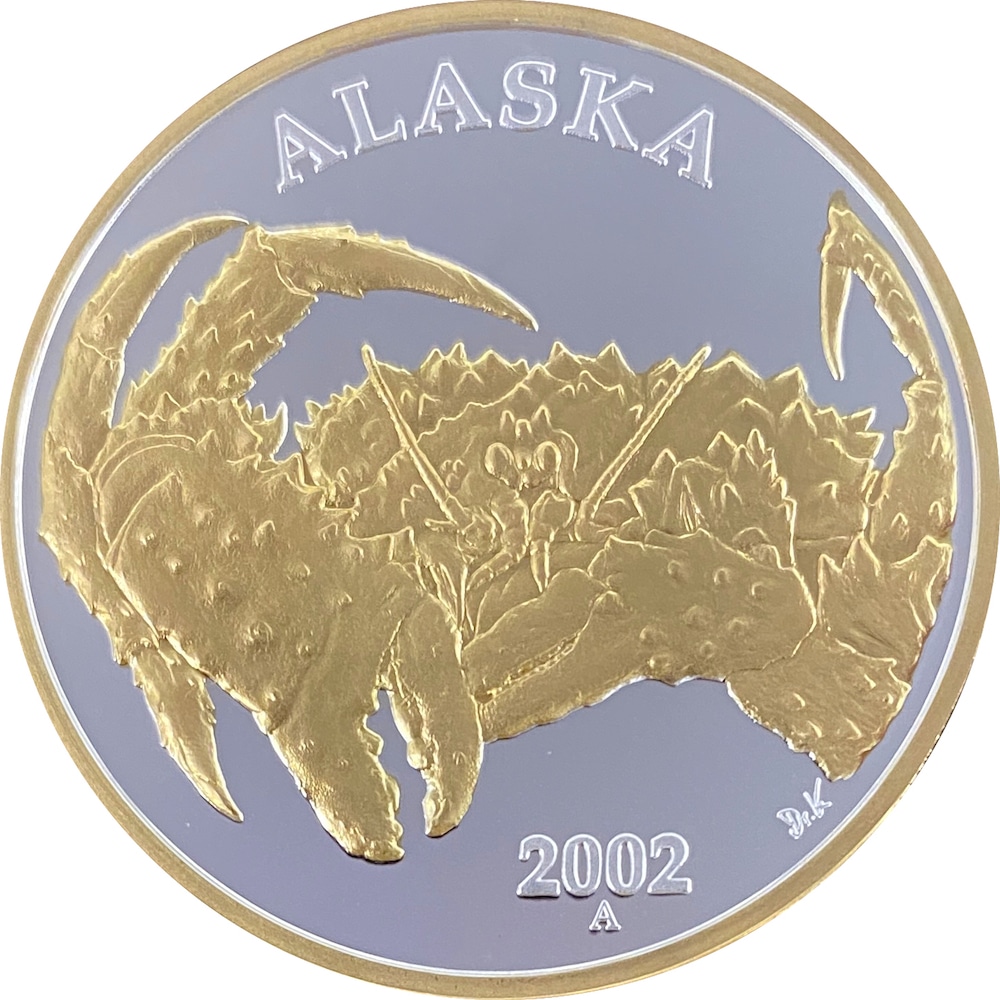 2002 Official State of Alaska Medallion