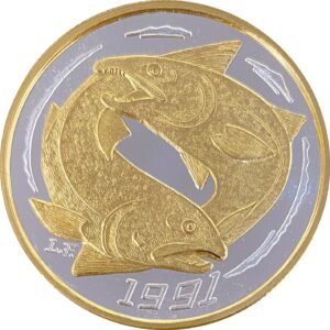 1991 Official State of Alaska Medallion