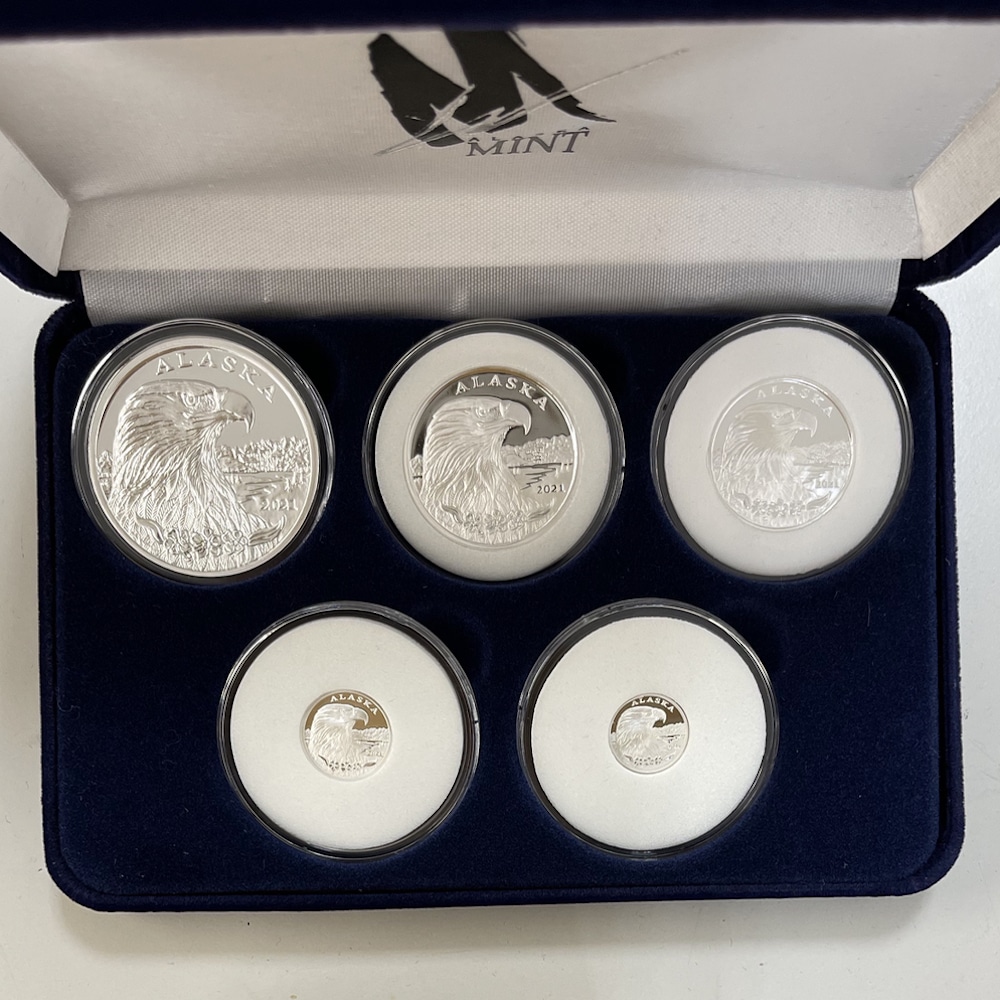 2021 Official State of Alaska "Eagle" Medallion - Image 6