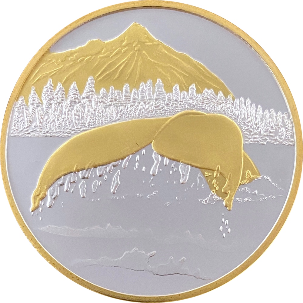 Whale Tail Medallion