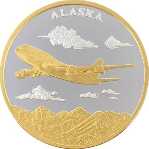 Alaska 747 Aviation Medallion