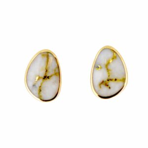 Gold Quartz Earrings ESC106Q