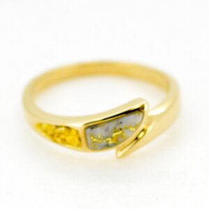 Lady's Gold Quartz & Nugget Ring RL871NQ