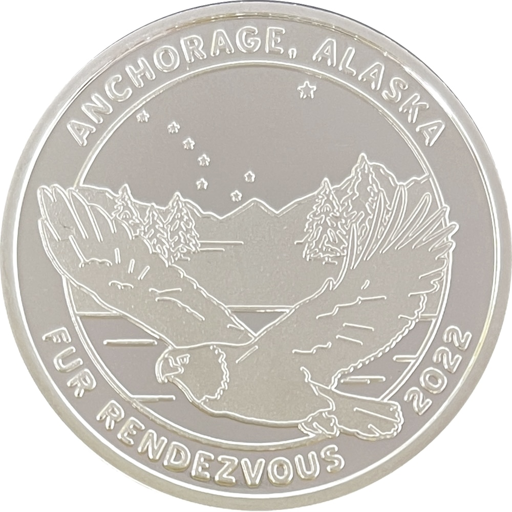 2022 Official Fur Rondy Medallion - Image 4