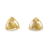 Gold quartz earrings, Alaska Mint