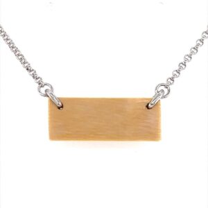 Mammoth Ivory Bar Pendant
