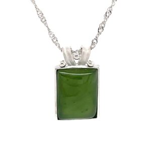 Jade Square Pendant
