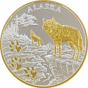 Wolf Tracks Medallion