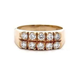 Estate Lady's 14k & Cubic Zirconia Ring 071344