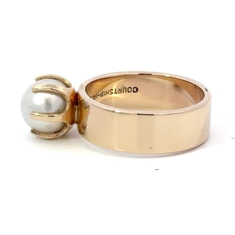 Estate Pearl Ring 071292 - Image 2