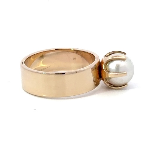 Estate Pearl Ring 071292 - Image 4
