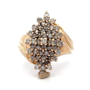 Estate Diamond Cluster Ring 071400