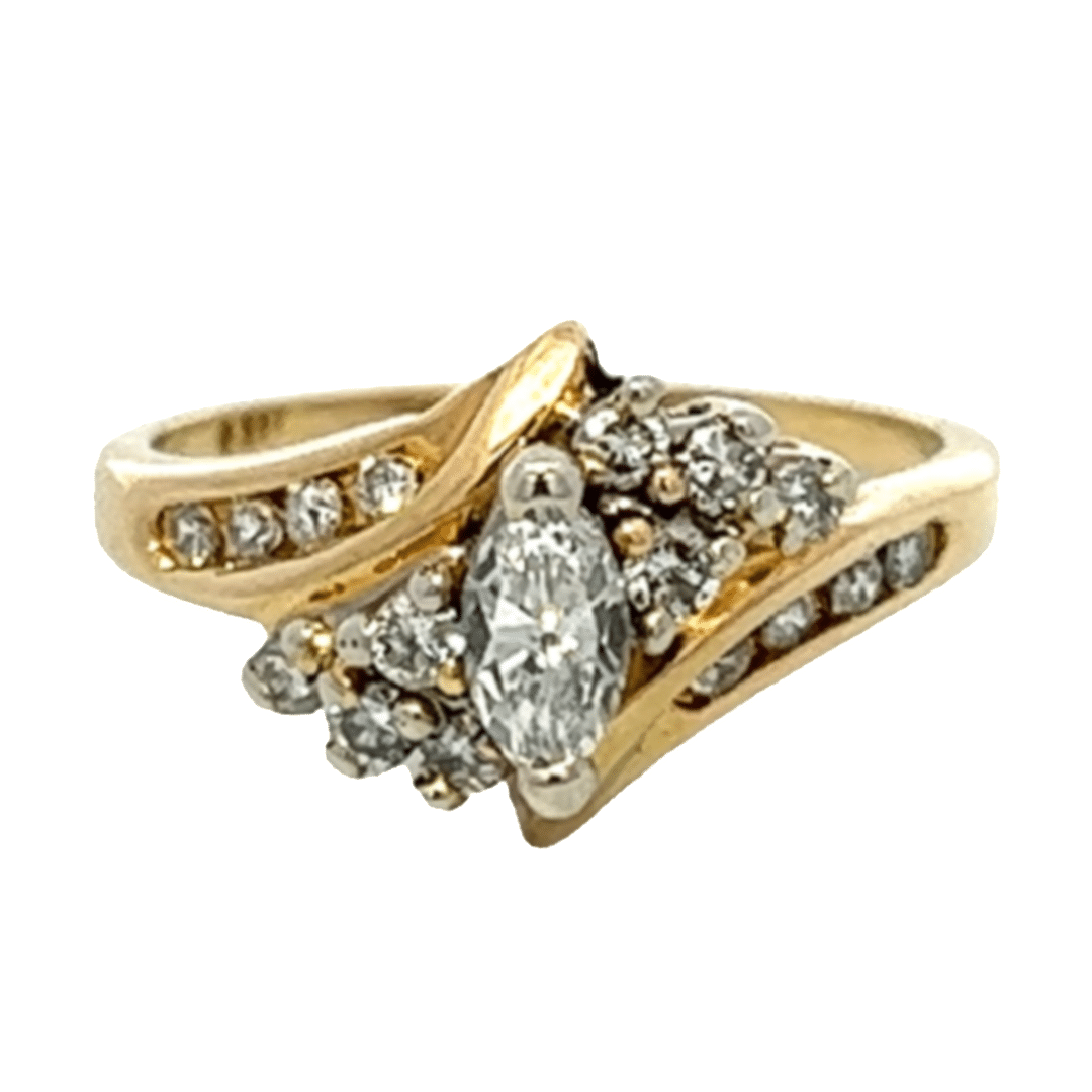 Estate ring, Alaska Mint, 14k, Diamond, estate 5923 $725