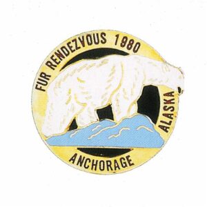 1980 Official Fur Rondy Collector Pin - Rondy Value Listing $197.00