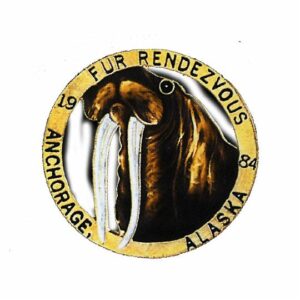 1984 Official Fur Rondy Collector Pin - Rondy Value Listing $98.00