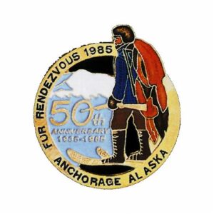 1985 Official Fur Rondy Collector Pin - Rondy Value Listing $123.00