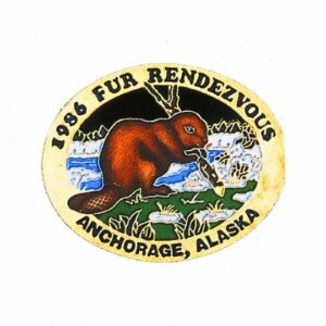 1986 Official Fur Rondy Collector Pin - Rondy Value Listing $98.00