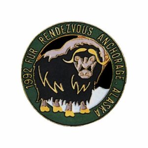 1992 Official Fur Rondy Collector Pin - Rondy Value Listing $49.00