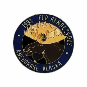 1993 Official Fur Rondy Collector Pin - Rondy Value Listing $83.00