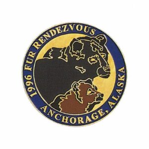 1996 Official Fur Rondy Collector Pin - Rondy Value Listing $41.00