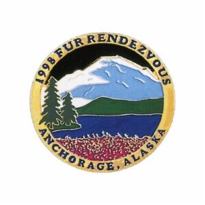 1998 Official Fur Rondy Collector Pin - Rondy Value Listing $52.00